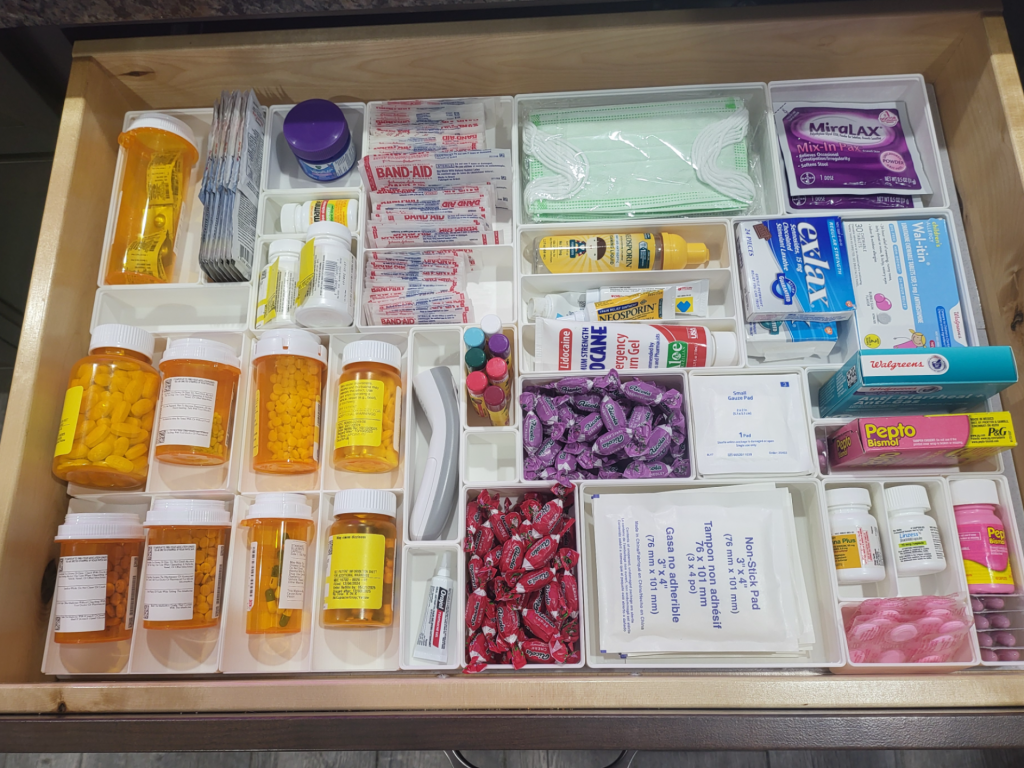 گریدفینیتی کشو — Gridfinity Medicine Drawer