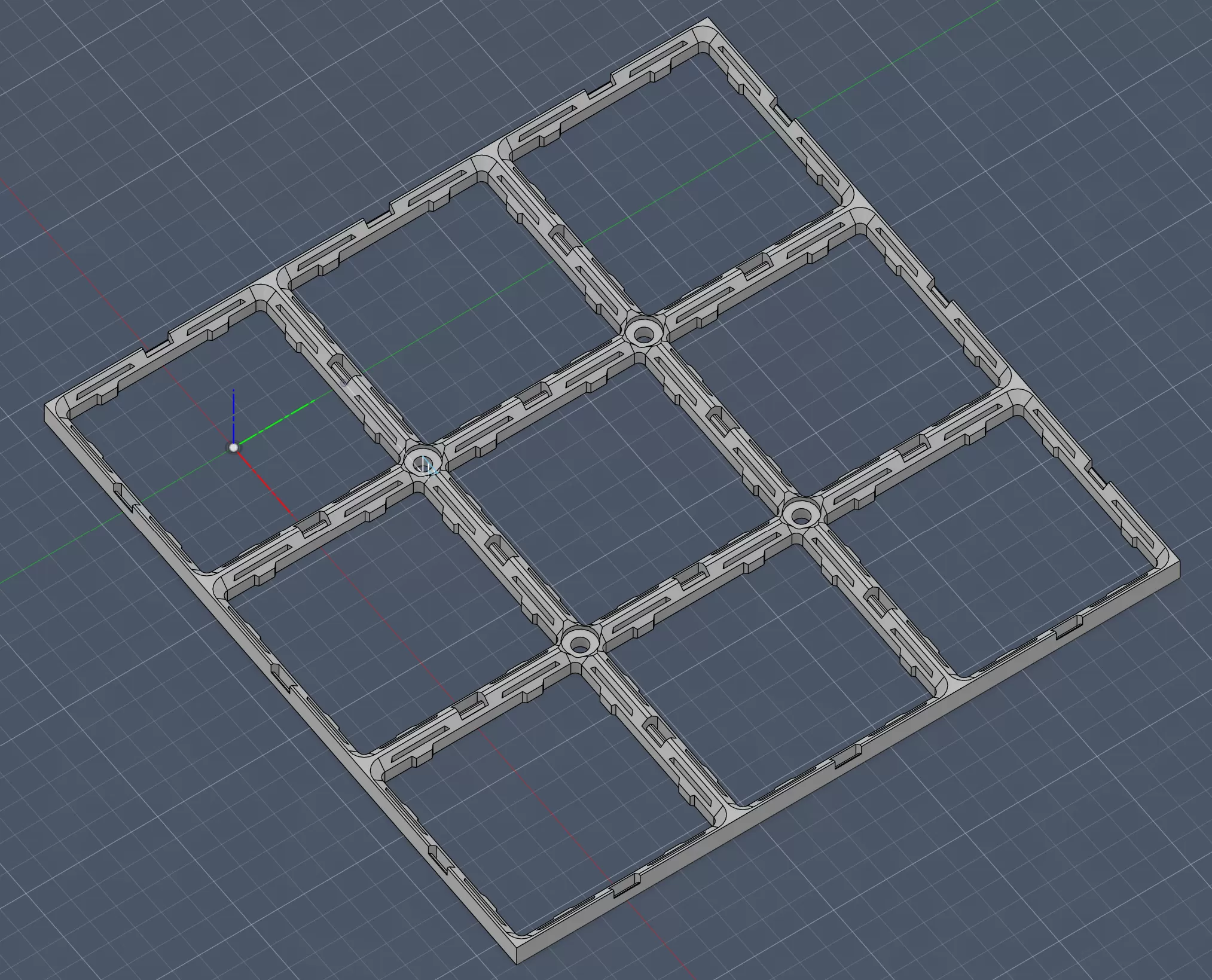 گریدفینیتی برد پایه پیچ — CLICKbase Gridfinity baseplate with screw holes