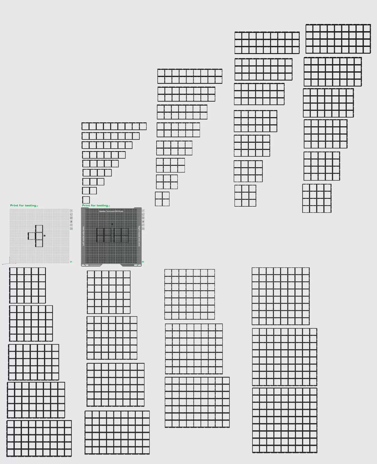 گریدفینیتی برد پایه پیچ — CLICKbase Gridfinity baseplate with screw holes