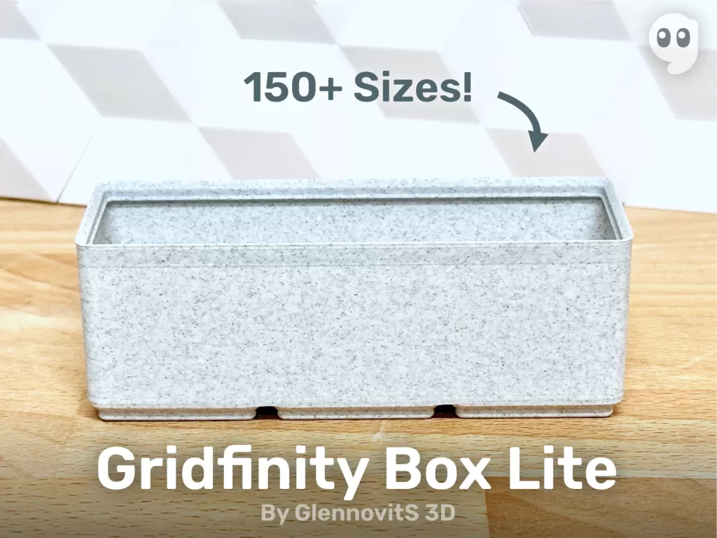 گریدفینیتی جعبه فیلامنت بین‌ها — Gridfinity Box Lite - Filament friendly bins