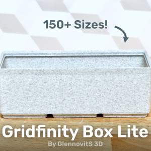 گریدفینیتی جعبه فیلامنت بینها — Gridfinity Box Lite - Filament friendly bins
