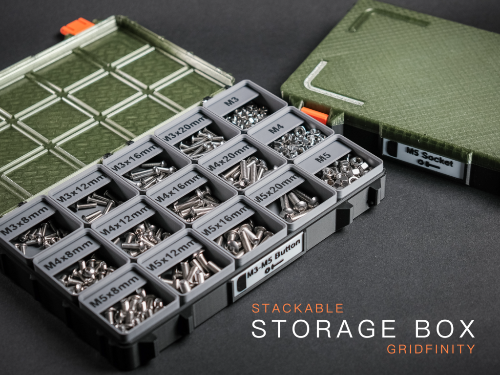 ذخیرهسازی جعبه گریدفینیتی — Storage Box Gridfinity
