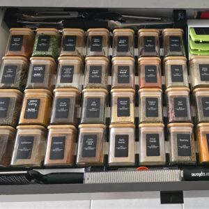 نهایی گریدفینیتی گرید ادویه کشو — Ultimate Gridfinity 23mm Grid Spice Drawer