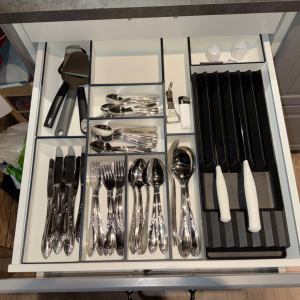 گریدفینیتی آشپزخانه کشو — Gridfinity IKEA Metod kitchen drawer