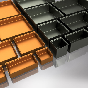 گریدفینیتی بینها — Gridfinity 2.6mm Wall Divider Bins - 20 Sizes