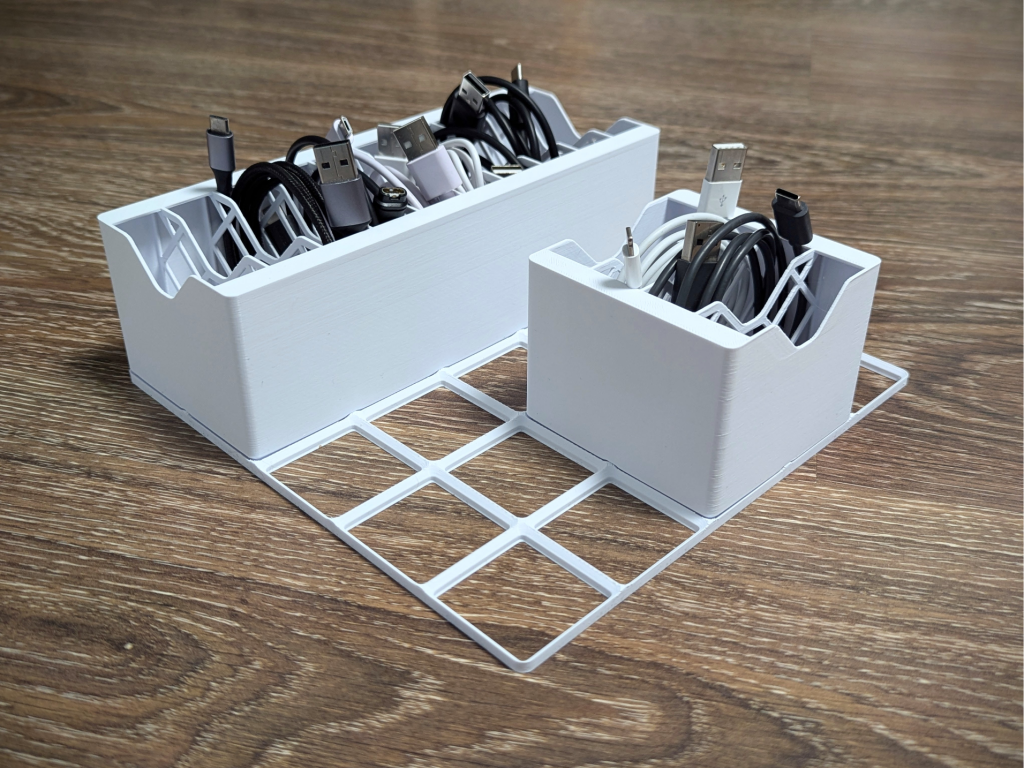 گریدفینیتی کابل جعبهها — Gridfinity Cable Organizing Boxes